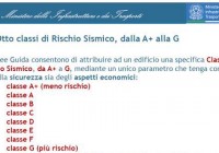 Operative le linee guida della classificazione sismica