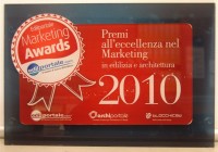 WWW.CASESICURE.IT, Premiato all’Alcatraz di Milano per gli “Edilportale Marketing Awards 2010” 